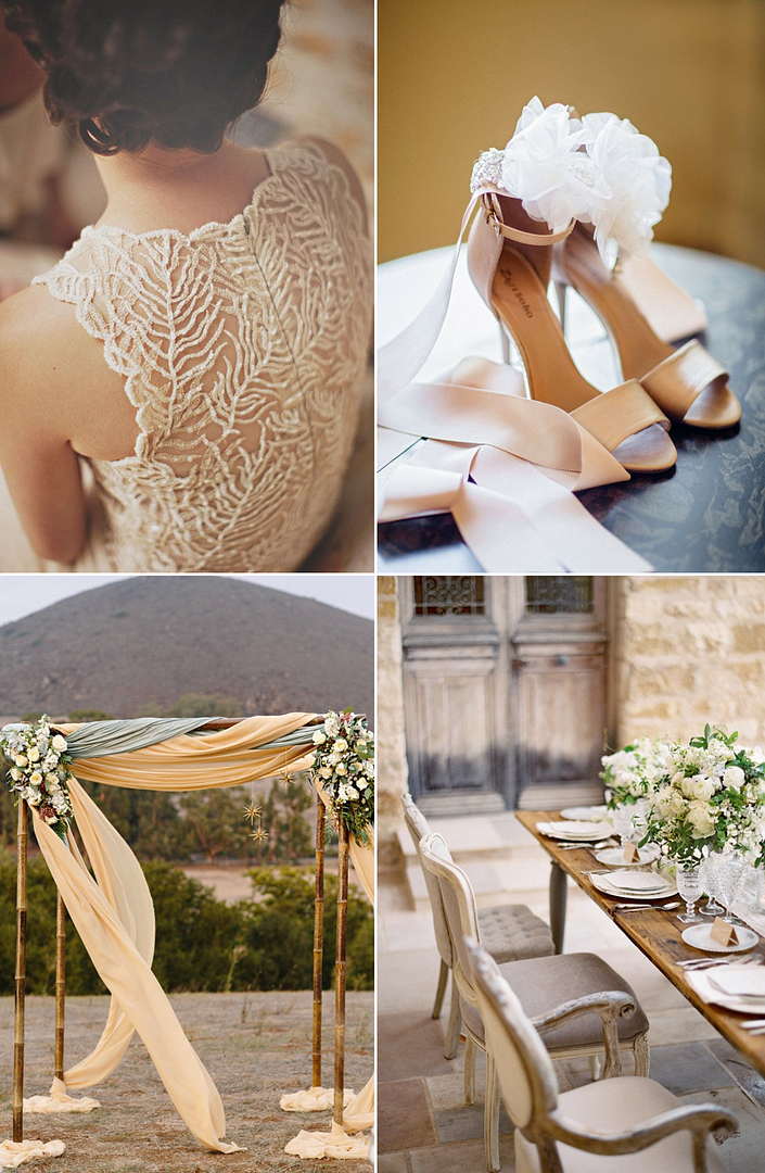 Beige Beauties: Classic and Elegant Wedding Ideas | The Perfect Palette